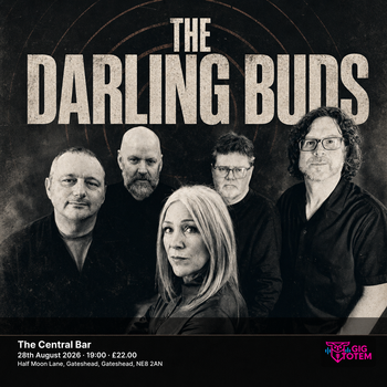 The Darling Buds at The Central Bar on 28 August 2026 gig poster
