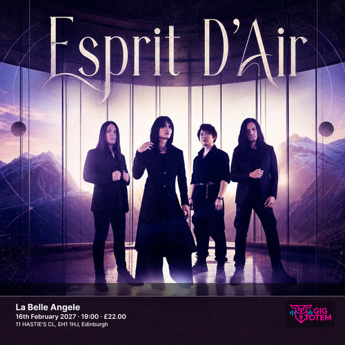 Esprit D'Air at La Belle Angele on 16 February 2027 gig poster