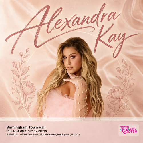 Alexandra Kay at TOWN HALL on 10 April 2027 gig poster
