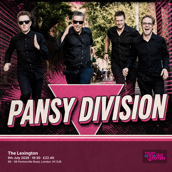 Pansy Division IRKED at The Lexington on 9 July 2026 gig poster