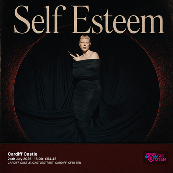 Self Esteem at Cardiff Castle on 24 July 2026 gig poster