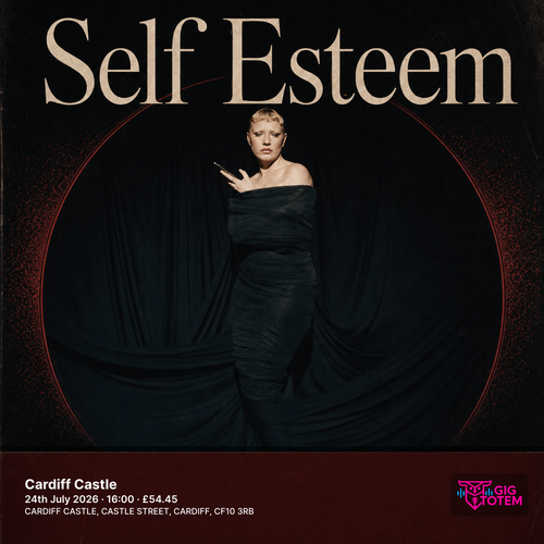 Self Esteem at Cardiff Castle on 24 July 2026 gig poster