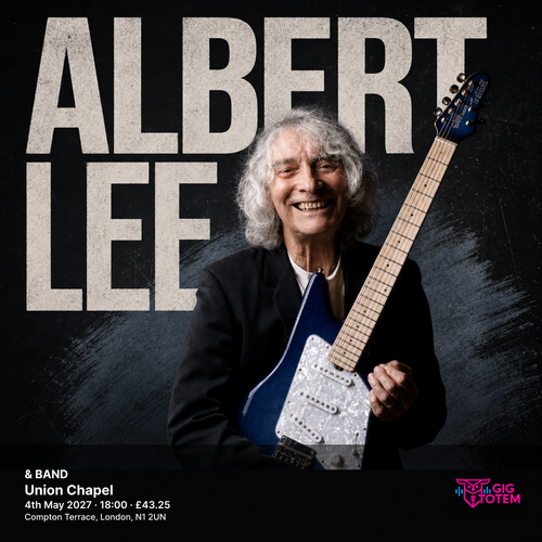 ALBERT LEE & BAND Albert Lee at Union Chapel on 4 May 2027 gig poster