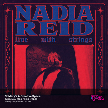 Nadia Reid at St Mary's A Creative Space on 1 October 2026 gig poster