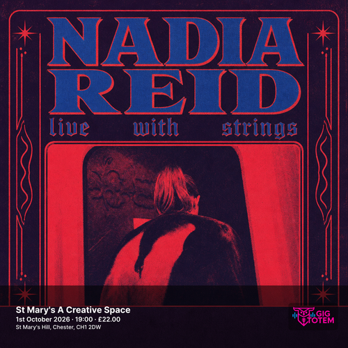 Nadia Reid at St Mary's A Creative Space on 1 October 2026 gig poster
