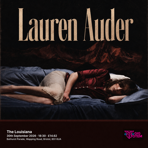 Lauren Auder at The Louisiana on 30 September 2026 gig poster