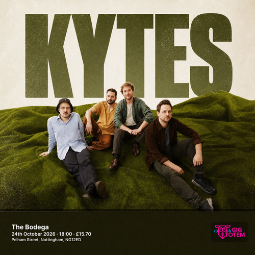 Kytes at The Bodega on 24 October 2026 gig poster