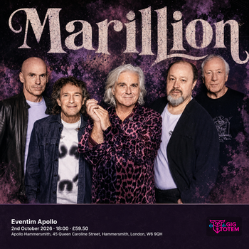 Marillion Haunt The Woods at Eventim Apollo on 2 October 2026 gig poster