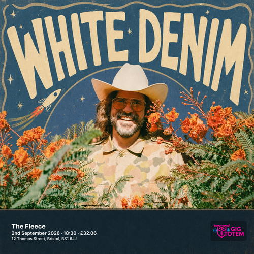 White Denim at The Fleece on 2 September 2026 gig poster
