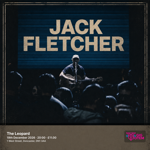 Jack Fletcher at The Leopard on 19 December 2026 gig poster