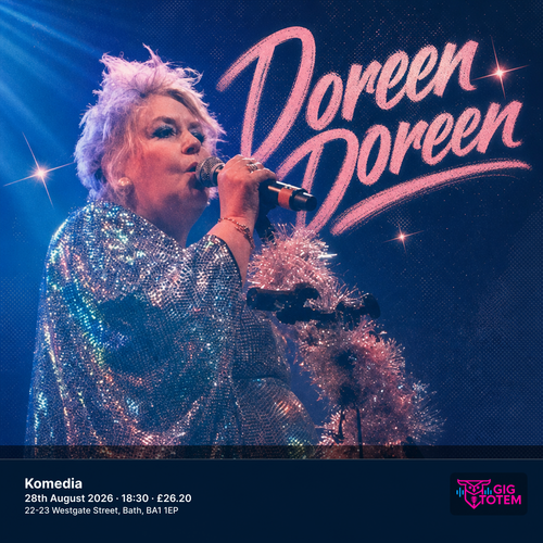 Doreen Doreen at Komedia on 28 August 2026 gig poster