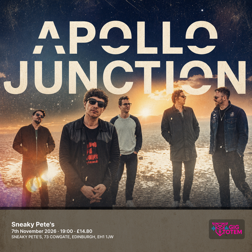 Apollo Junction at Sneaky Pete's on 7 November 2026 gig poster