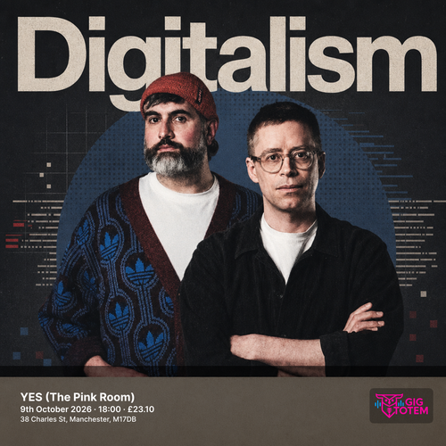 Digitalism at YES (The Pink Room) on 9 October 2026 gig poster
