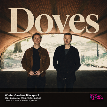 Doves at Winter Gardens Blackpool on 18 September 2026 gig poster