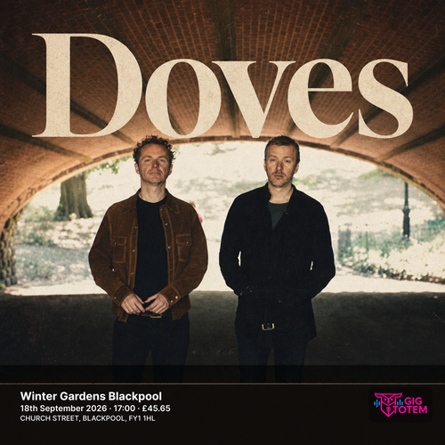 Doves at Winter Gardens Blackpool on 18 September 2026 gig poster