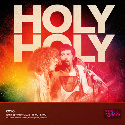 Holy Holy at XOYO on 16 September 2026 gig poster