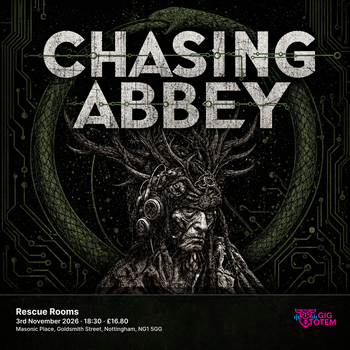 Chasing Abbey at Rescue Rooms on 3 November 2026 gig poster