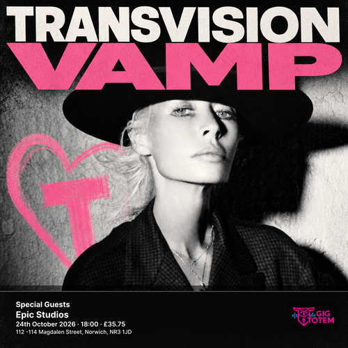 Transvision Vamp + Special Guests Transvision Vamp at Epic Studios on 24 October 2026 gig poster