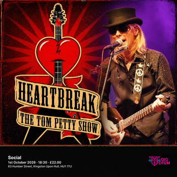 HEARTBREAK THE TOM PETTY SHOW at Social on 1 October 2026 gig poster