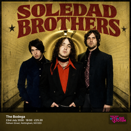 Soledad Brothers Clambake at The Bodega on 23 July 2026 gig poster