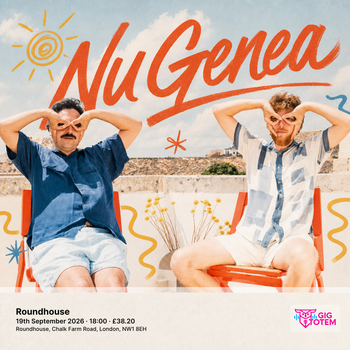 Nu Genea at Roundhouse on 19 September 2026 gig poster