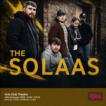 THE SOLAAS at ARTS CLUB on 20 November 2026 gig poster