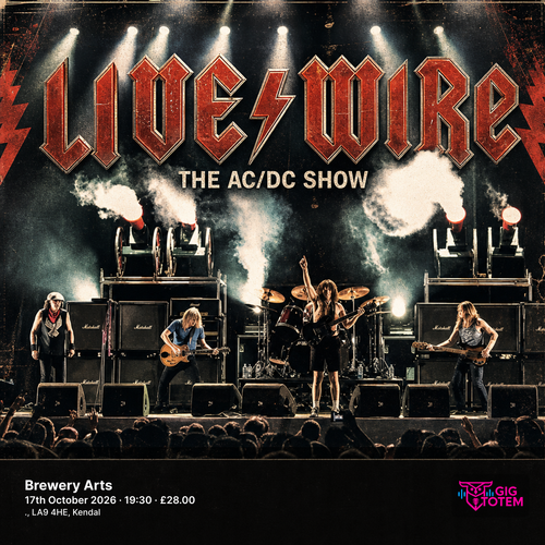 Livewire The Ac/Dc Show Live/Wire - The AC/DC Show at Brewery Arts on 17 October 2026 gig poster