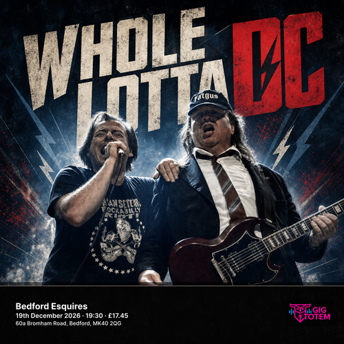 Whole Lotta DC at Esquires on 19 December 2026 gig poster