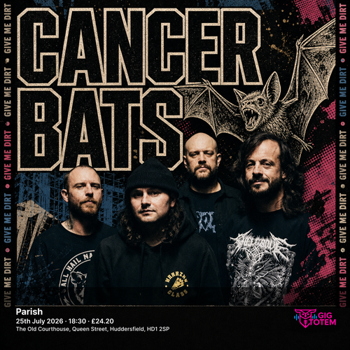 Cancer Bats Ignite at Parish on 25 July 2026 gig poster