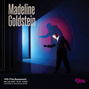 Madeline Goldstein at YES (The Basement) on 9 July 2026 gig poster