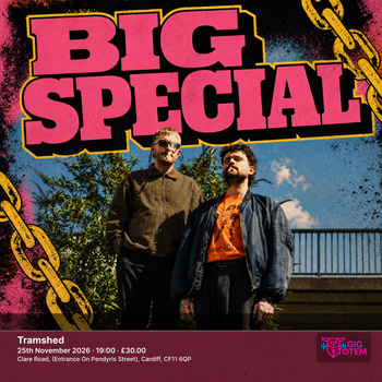 Big Special The Joy Hotel at Tramshed on 25 November 2026 gig poster