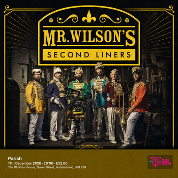 Mr Wilson's Second Liners at Parish on 11 December 2026 gig poster