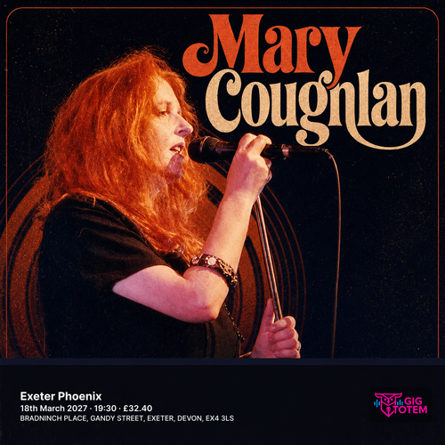Mary Coughlan at Exeter Phoenix on 18 March 2027 gig poster