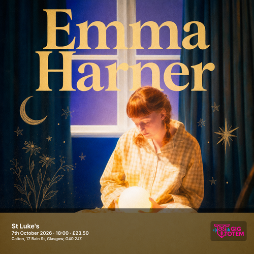 Emma Harner at St Luke's on 7 October 2026 gig poster