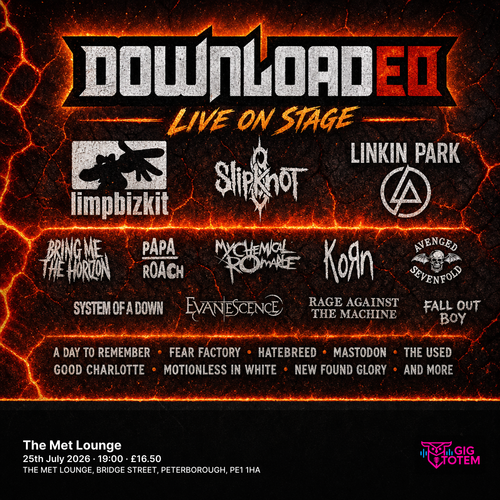 DOWNLOADED - Live on stage at The Met Lounge on 25 July 2026 gig poster