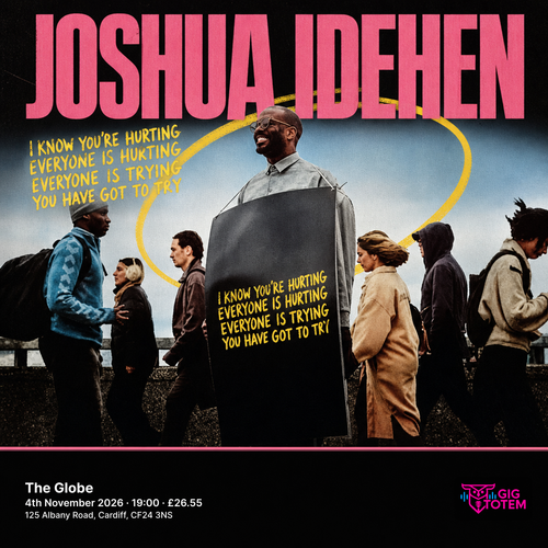 Joshua Idehen at The Globe on 4 November 2026 gig poster