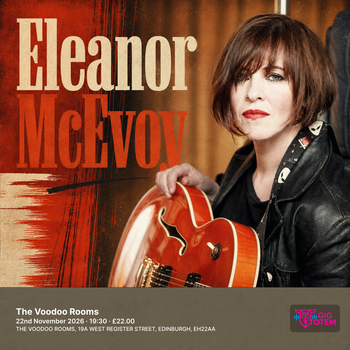 Eleanor McEvoy at The Voodoo Rooms on 22 November 2026 gig poster