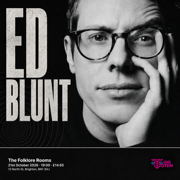 Ed Blunt at The Folklore Rooms on 21 October 2026 gig poster