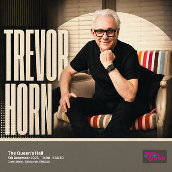 Trevor Horn at The Queen's Hall on 5 December 2026 gig poster