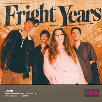 Fright Years at Oporto on 23 November 2026 gig poster