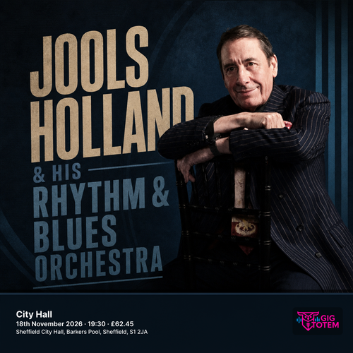 Jools Holland & His Rhythm & Blues Orchestra at City Hall on 18 November 2026 gig poster