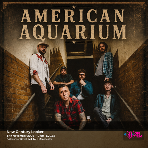 American Aquarium at New Century Locker on 11 November 2026 gig poster