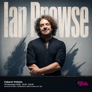 Ian Prowse at Cabaret Voltaire on 7 November 2026 gig poster