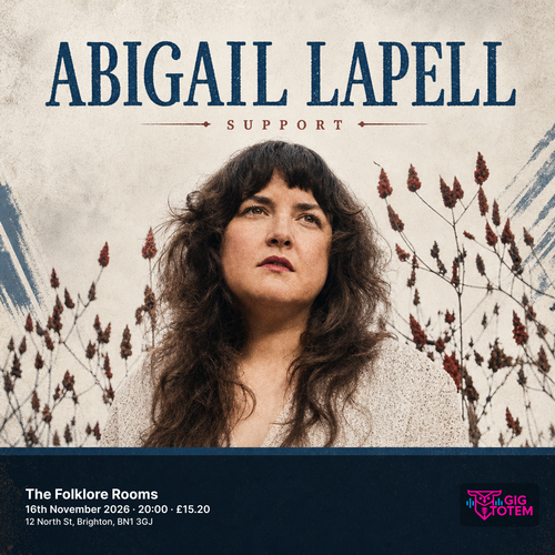 Abigail Lapell at The Folklore Rooms on 16 November 2026 gig poster