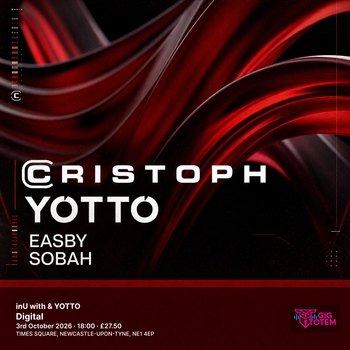 inU with Cristoph & YOTTO YOTTO, Cristoph at Digital on 3 October 2026 gig poster