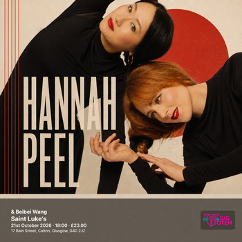 Hannah Peel & Beibei Wang Hannah Peel, Beibei Wang at Saint Luke's on 21 October 2026 gig poster