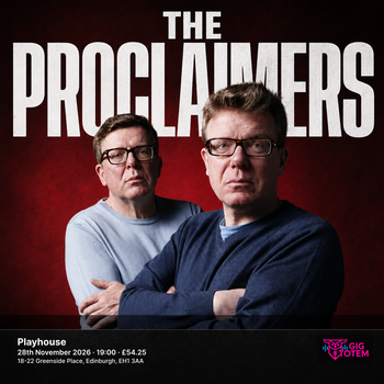 The Proclaimers at Playhouse on 28 November 2026 gig poster