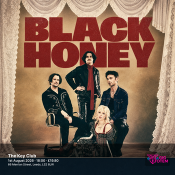 Black Honey at The Key Club on 1 August 2026 gig poster