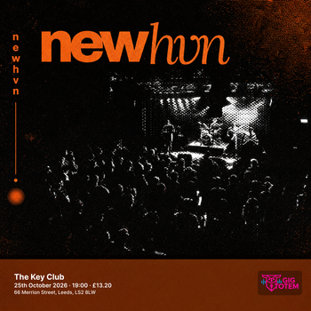 Newhvn HAAL at The Key Club on 25 October 2026 gig poster