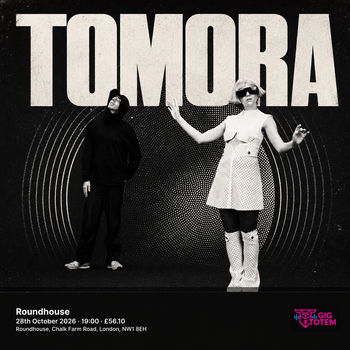 TOMORA at Roundhouse on 28 October 2026 gig poster
